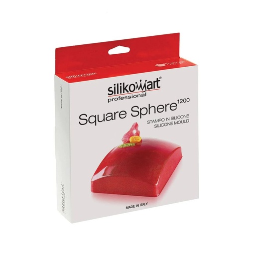 [30.364.87.0065] Square Sphere1200 - Silicone Mould Square Sphere1200 160X160 H 60 Mm