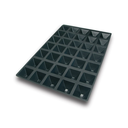 Sq010 - 60X40 N. 35 Pyramide Black Silicone Mould Naked Mm 65X65 H 35 Mm