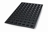 Sq046 - 60X40 N. 77 Black Mini Pyramid Silicone Mould Naked Mm 28X 28 Mm H 25 Mm