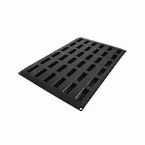 Sq069 - Silicone Mould N.36 Financier 70X26/60X23 H 20 Mm