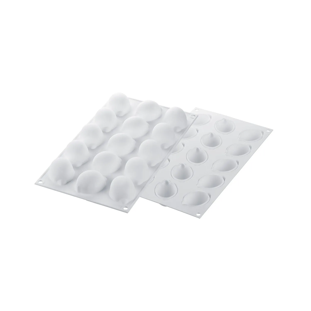 LIMONE 30 - SILICONE MOULD N.15 LIMONE 55X38 H 27 MM + CUTTER White