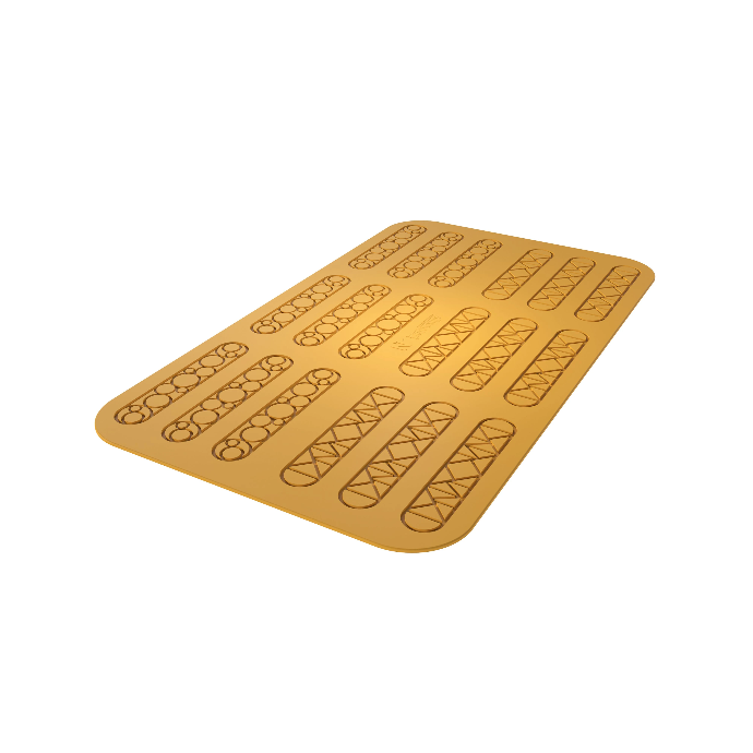 LAMPO - Silicone Mould N. 18 131X26 H 1.5 MM Yellow
