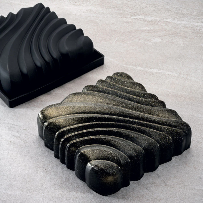 3D Pavocake mould SQEEZE 164x164x h 47 mm - vol 1086 ml + pack
