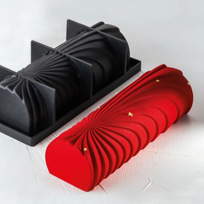 3D Pavocake mould COMET 250x88x h 73 mm - vol 1230 ml + pack