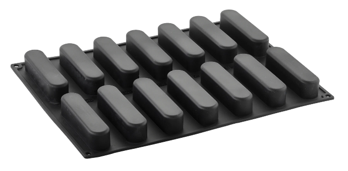 3D Pavoflex Silicone Mould Citron 400 X 300 Mm Cedric Grolet - 20 Indents Ø 60 X H 37 Mm - Vol. 65 Ml