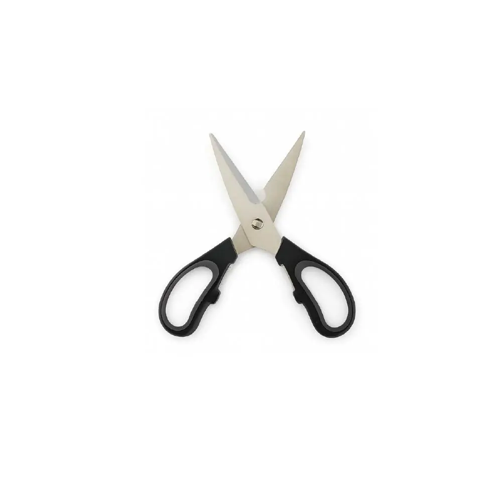 [PS-2202-195TD-BK/DGY-BP-AD] 7.75" Kitchen Shear, Softgrip & Detachable, BK/DGY