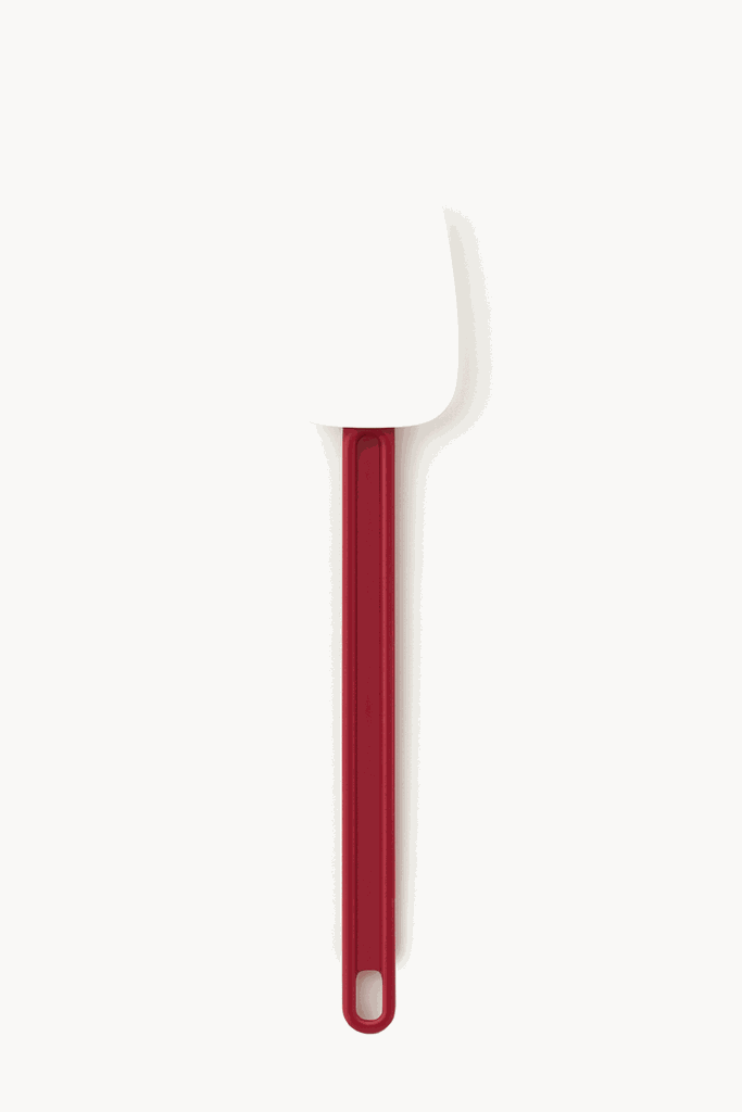 41cm Silicon Spoon Red-White