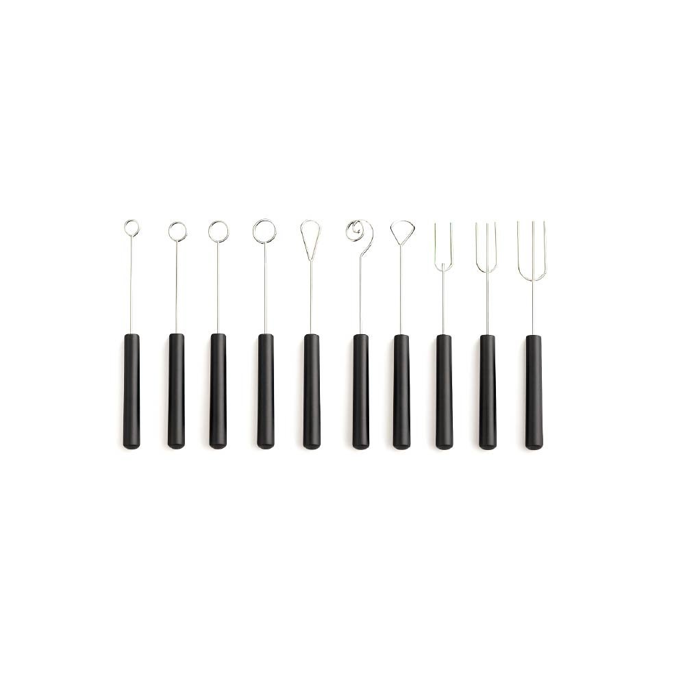 10pcs Chocolate Fork Pack