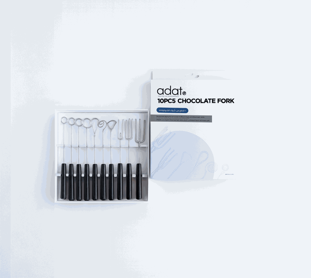 10pcs Chocolate Fork