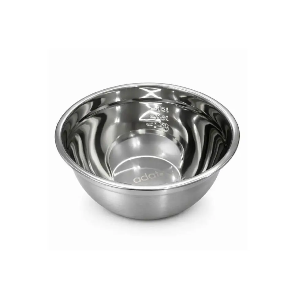 [001-20# OLD] Steel Bowl 20Cm, Plain Bottom