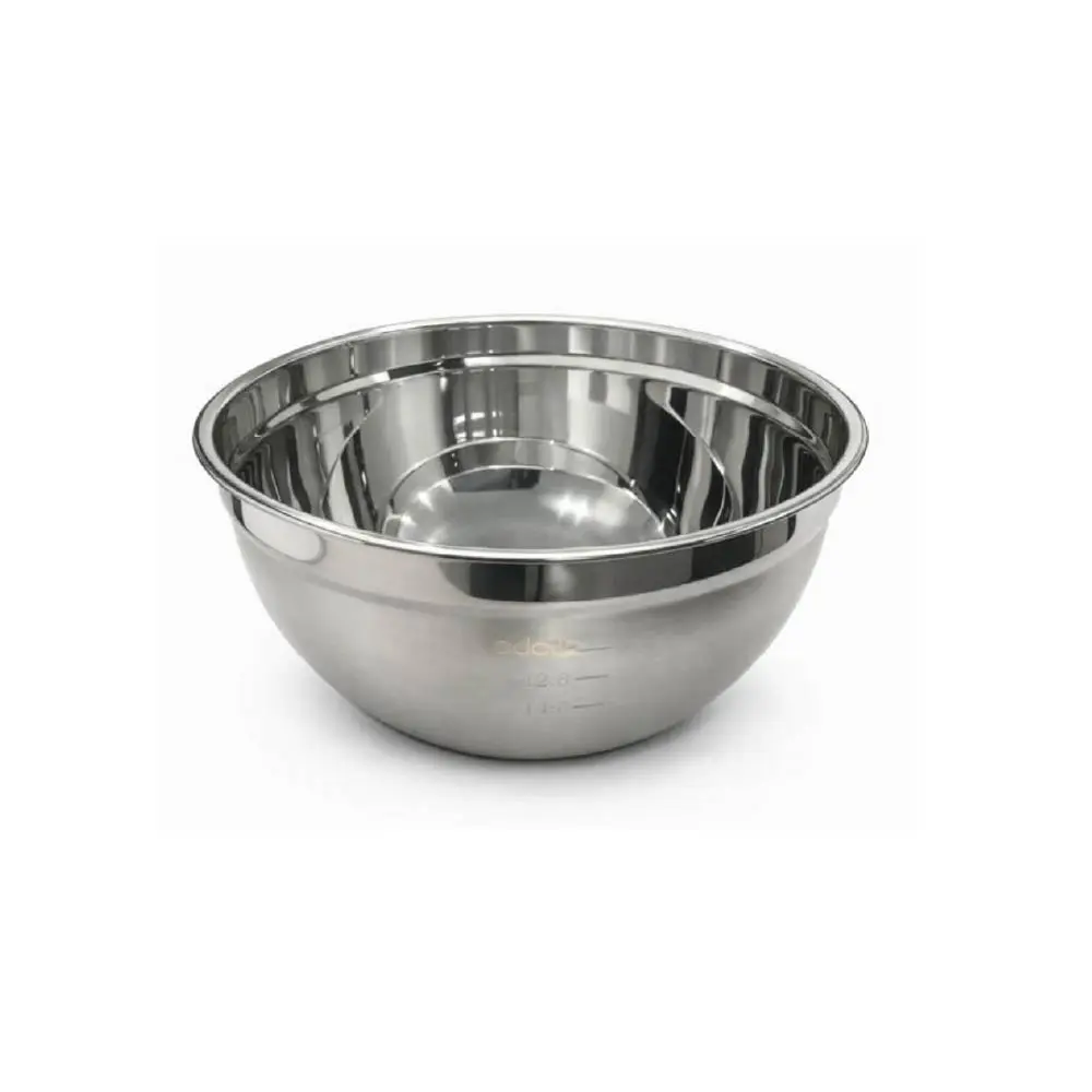 [001-30# OLD] Steel Bowl 30Cm, Plain Bottom