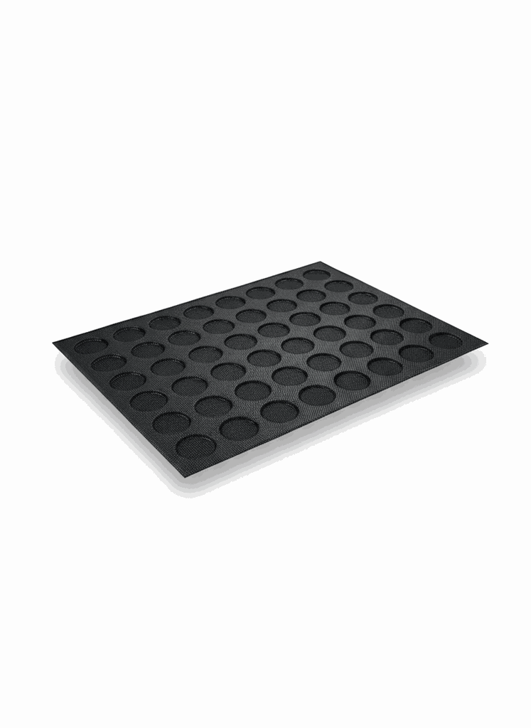 Glass Fiber Silicone Tray W:58.5Cm L:38.5Cm, Round Diameter 5 Cm