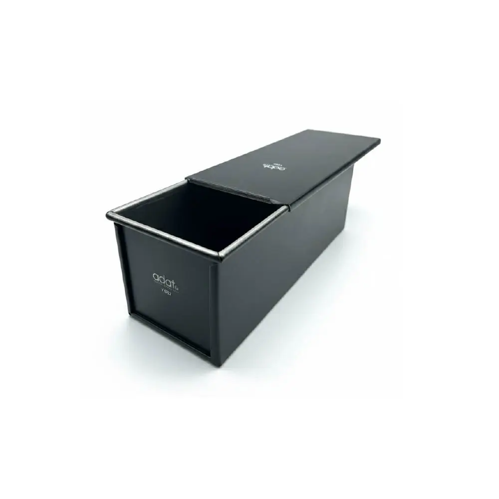 Bread Pan 300*110*110Mm, 1.0Mm Al.Alloy, Silicone Inside+ Black Painted Outside