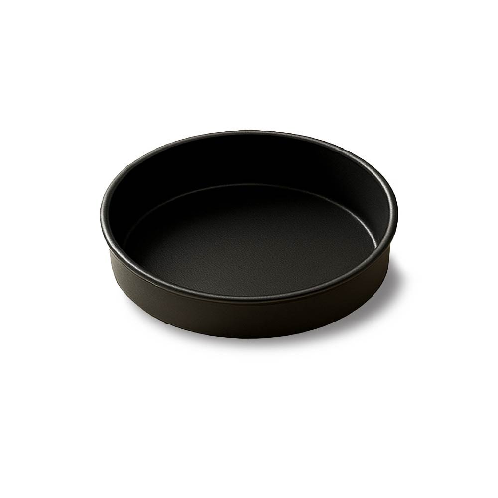 Round Cake Mold 300*80, 1.2Mm Al.Alloy, Hard Anodized (Black)
