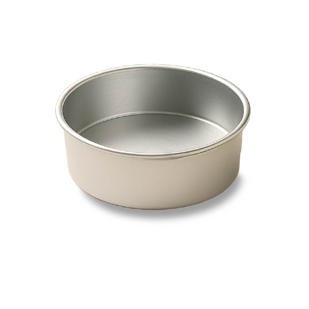 Round Cake Mold 240*100, 1.2Mm Al.Alloy, Anodized (Silver)