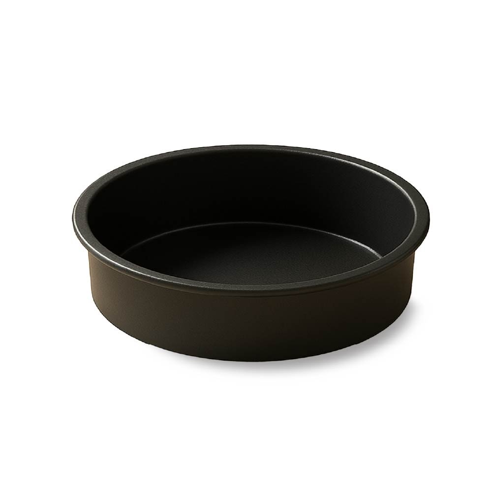 Round Cake Mold 300*100, 1.2Mm Al.Alloy, Hard Anodized (Black)