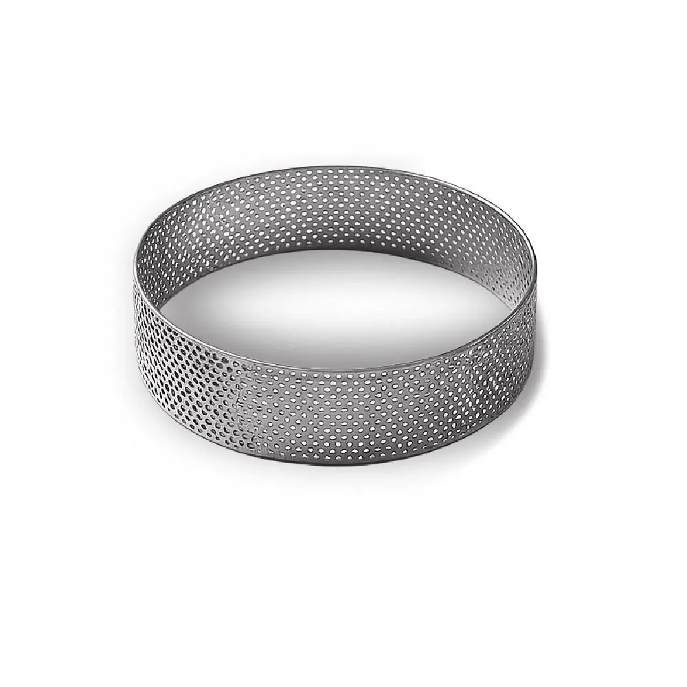 Perforate Round Ring-My44111 80 H20Mm, 1.0Mm S/S 304, Polished