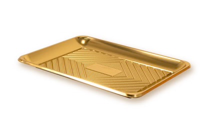 [019002160] Kado Tray Gold 35.5*25 cm