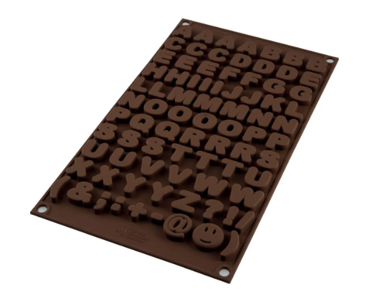 [36.169.00.0060] Sf169 - Silicone Mould N. 81 Choco Abc ?124 H 30 Mm