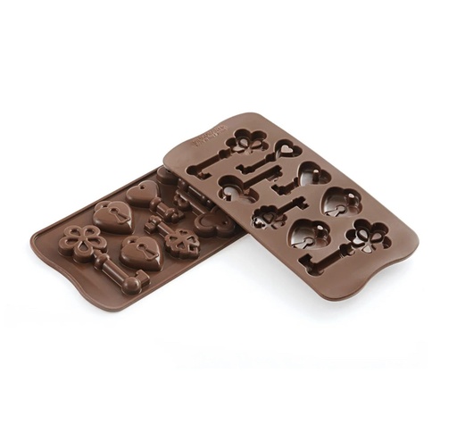[22.133.77.0065] Scg33 Choco Keys - Silicone Mould 34X84 H 14 Mm