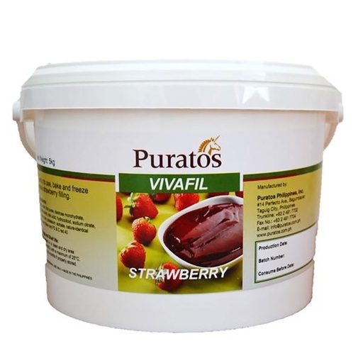 [4003370] Vivafil Strawberry Bucket 5Kg