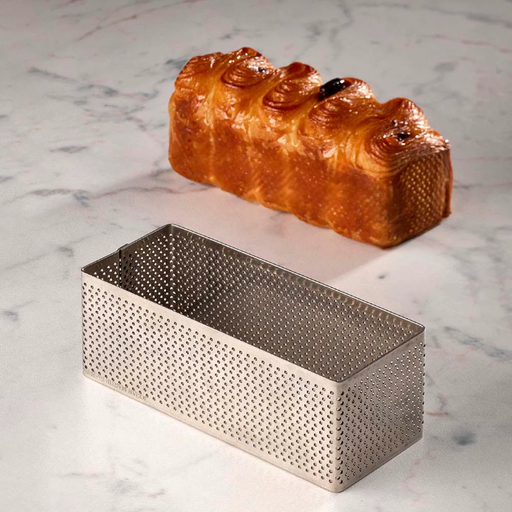 [XF59F] St. Steel Microperforated Band for Viennoiserie-rectangular H.45mm