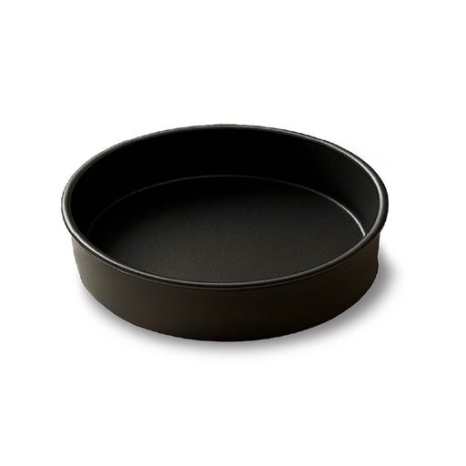 [M 012] Round Cake Mold 280*80, 1.2Mm Al.Alloy, Hard Anodized (Black)