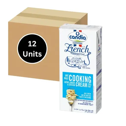 [221100] 40% Fat UHT Gourmet Cream 1Lx12 CANDIA Professional